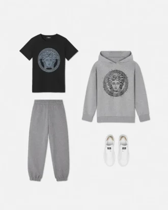 T-shirt i bomullsjersey med tryck för barn