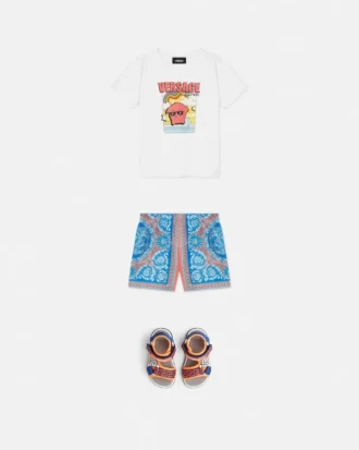 Badshorts med tryck för barn