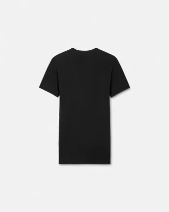 T-shirt i ribbad bomull