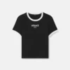 T-shirt i stretchviskosjersey