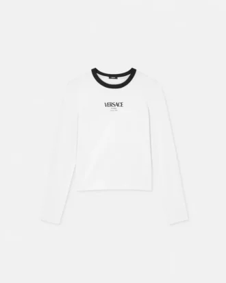 T-shirt i stretchviskosjersey