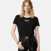 T-shirt i stretchviskosjersey