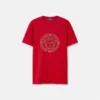 T-shirt med broderad Medusa