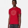 T-shirt med broderad Medusa