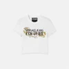 T-shirt med kristallkontur Barocco