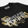 T-shirtklänning med kristallkonturer Barocco T-shirtklänning med kristallkonturer Barocco