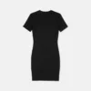 T-shirtklänning med kristallkonturer Barocco T-shirtklänning med kristallkonturer Barocco