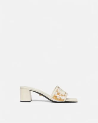 Theia Raffia Mules 55 mm Theia Raffia Mules 55 mm