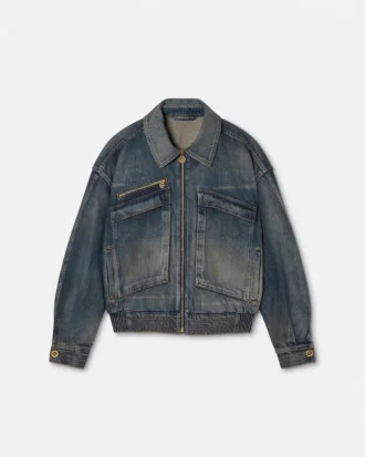 Tillverkad i Japan Denimblousonjacka