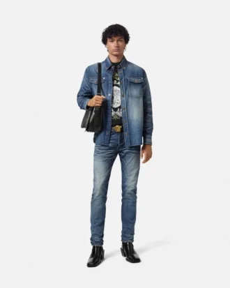 Tillverkad i Japan Denimskjorta Tillverkad i Japan Denimskjorta