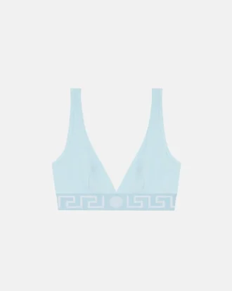 Triangel-bralette i bomullsjersey