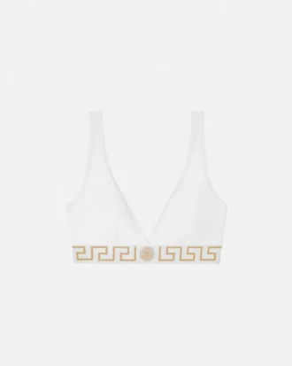 Triangel-bralette i bomullsjersey Triangel-bralette i bomullsjersey