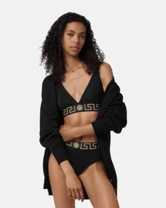 Triangel-bralette i bomullsjersey Triangel-bralette i bomullsjersey