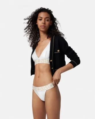 Triangel-bralette i bomullsjersey Triangel-bralette i bomullsjersey