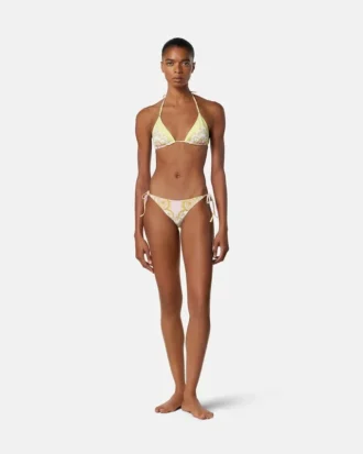 Triangelbikinitopp med tryck Triangelbikinitopp med tryck