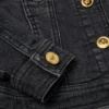 Tryckt jeansjacka för barn