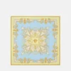 Tryckt silkescarf i twill 90 cm