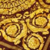 Tryckt silkescarf i twill, 90 cm Tryckt silkescarf i twill, 90 cm