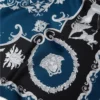 Tryckt silkescarf i twill 90 cm