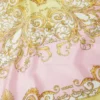 Tryckt silkescarf i twill 90 cm