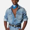 Tryckt silkescarf i twill 90 cm Tryckt silkescarf i twill 90 cm