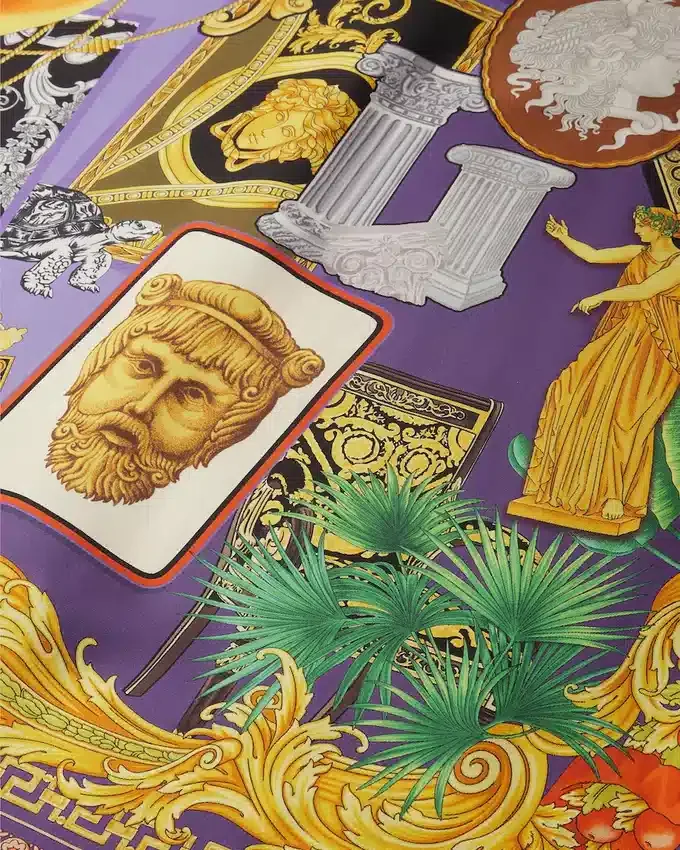 Tryckt skjorta i silkes-twill Tryckt skjorta i silkes-twill
