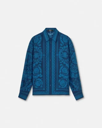 tryckt slim fit skjorta i silkes twill 1 3 330x413 - Tryckt slim fit-skjorta i silkes twill