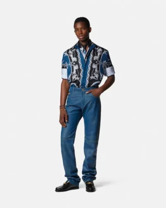 tryckt slim fit skjorta i silkes twill 2 330x413 - Tryckt slim fit-skjorta i silkes twill