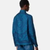 Tryckt slim fit-skjorta i silkes twill