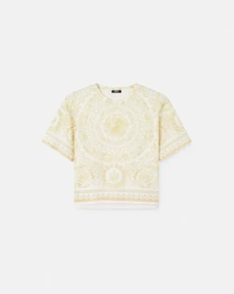 Tryckt T-shirt i bomullsjersey Tryckt T-shirt i bomullsjersey