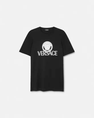 Tryckt T-shirt i bomullsjersey