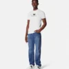 Tryckt T-shirt i bomullsjersey