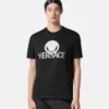 Tryckt T-shirt i bomullsjersey