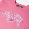 Tryckt T-shirt i bomullsjersey med dekorationer