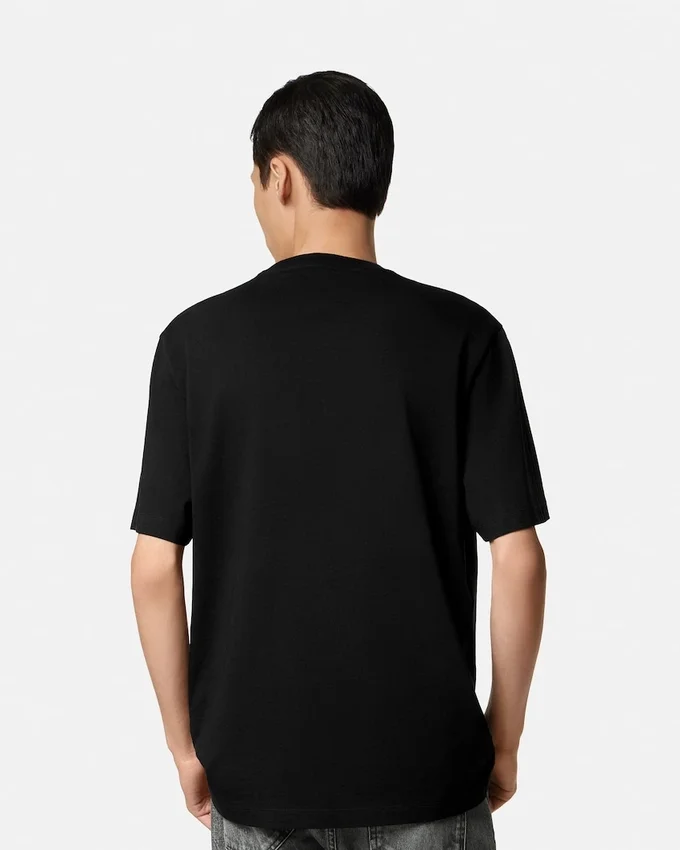 Tryckt T-shirt i bomullsjersey med normal passform Tryckt T-shirt i bomullsjersey med normal passform
