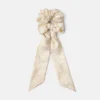 Tryckt twill-scarf-scrunchie för barn