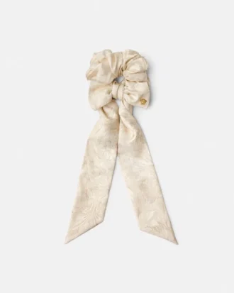 Tryckt twill-scarf-scrunchie för barn Tryckt twill-scarf-scrunchie för barn