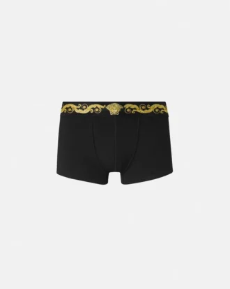 Tryckta boxershorts i bomullsjersey
