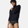 Tryckta jacquard-trosor i bomullsjersey Tryckta jacquard-trosor i bomullsjersey