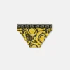 Tryckta jacquard-trosor i bomullsjersey Tryckta jacquard-trosor i bomullsjersey