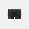 Tryckta jacquard-trunkar i bomullsjersey Tryckta jacquard-trunkar i bomullsjersey