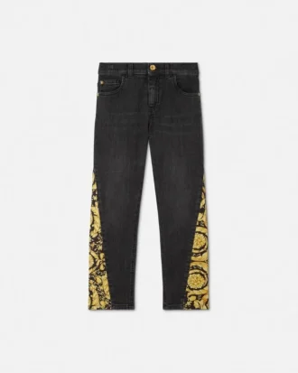 Tryckta jeans för barn