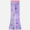 Tryckta leggings i viskos med utsvängda ben Tryckta leggings i viskos med utsvängda ben