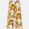 Tryckta sweatpants i bomullsjersey