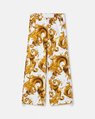 Tryckta sweatpants i bomullsjersey Tryckta sweatpants i bomullsjersey