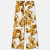 Tryckta sweatpants i bomullsjersey