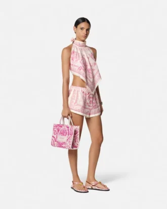 Underwater Barocco Cover-Up Foulard Top
