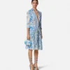 Underwater Barocco Crépe Flowy Midi Skirt Underwater Barocco Crépe Flowy Midi Skirt