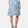 Underwater Barocco Crépe Flowy Midi Skirt Underwater Barocco Crépe Flowy Midi Skirt