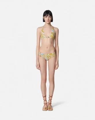 Underwater Barocco Metallic Bikini Top Underwater Barocco Metallic Bikini Top